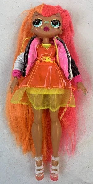 MGA L.O.L. Surprise O.M.G. 707 Neonlicious 29 cm pop 2002, Verzenden, Zo goed als nieuw, Overige typen
