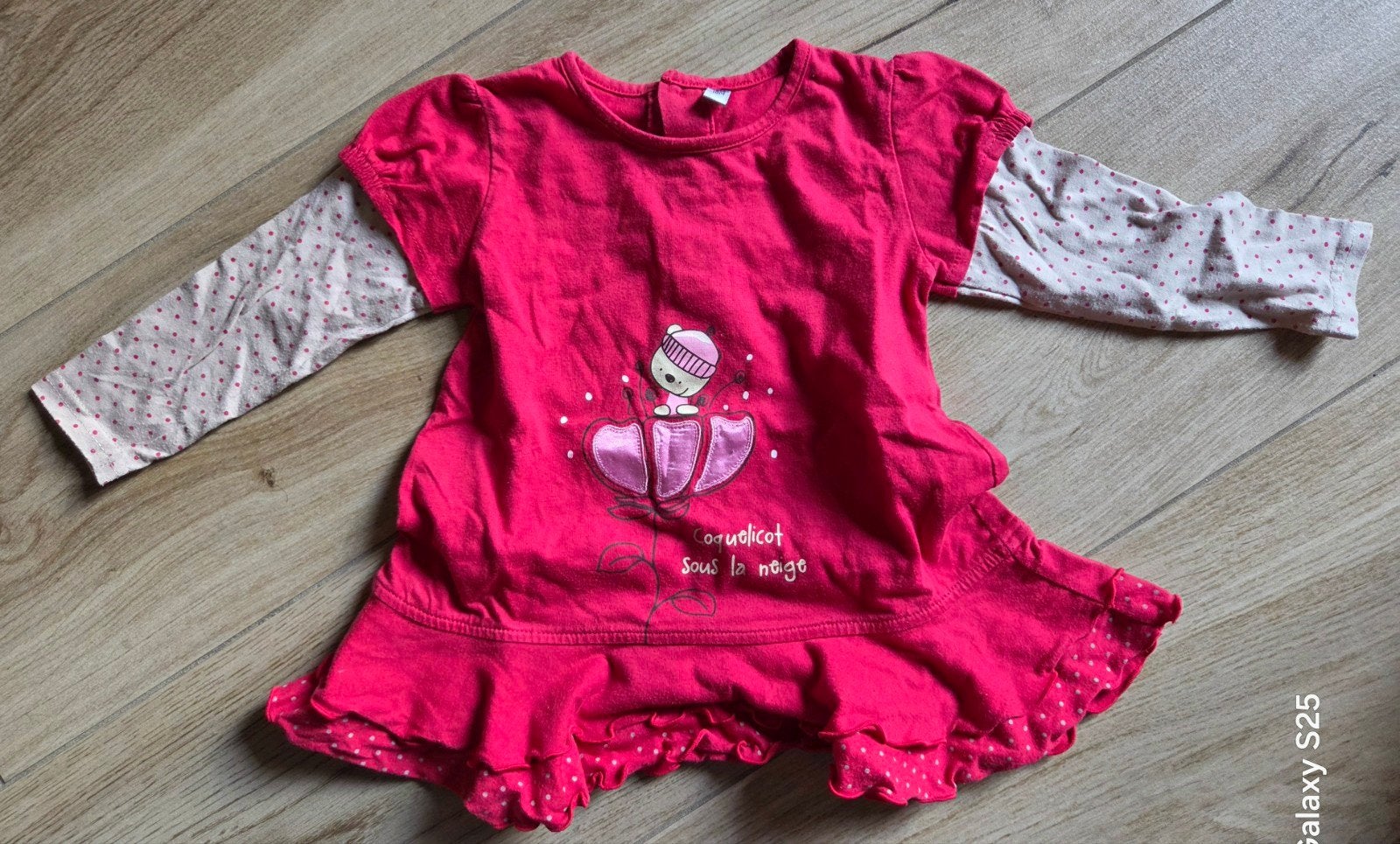 Tee shirt fille 18 mois, Kinderen en Baby's, Ophalen of Verzenden, Gebruikt, Meisje, Overige typen