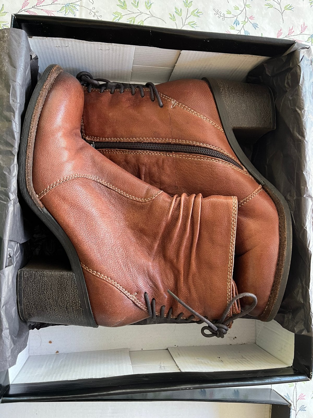 Lederen cognac bottines Tamaris maat 39, Kleding | Dames, Schoenen, Bruin, Lage of Enkellaarzen, Ophalen of Verzenden, Zo goed als nieuw
