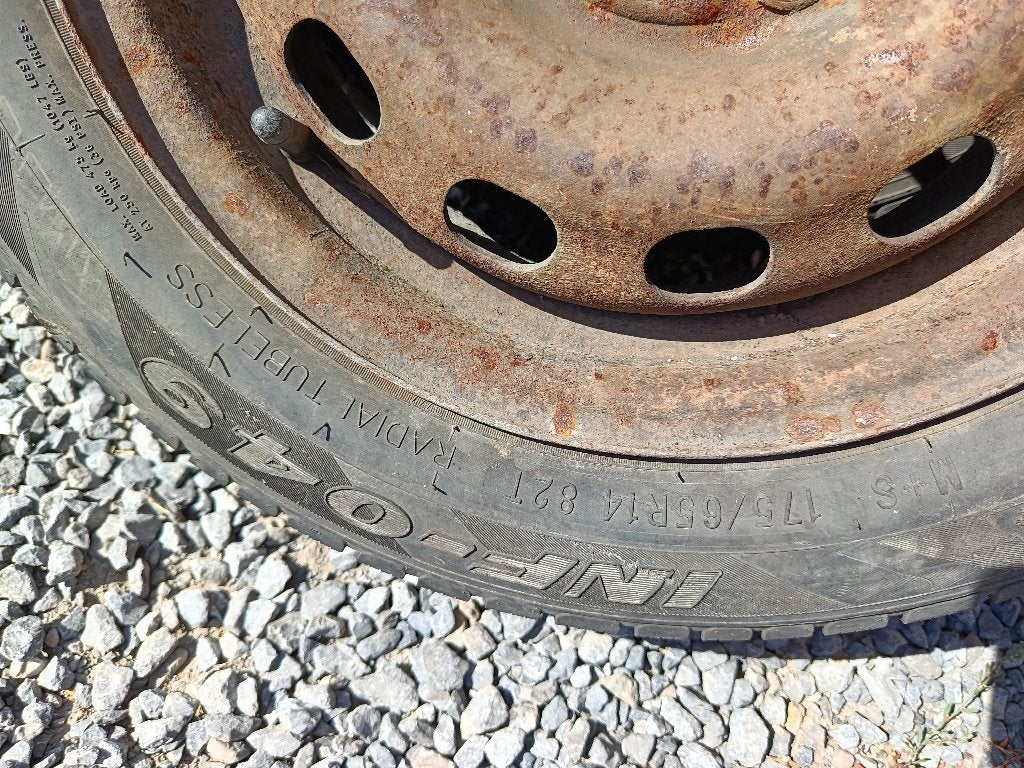 2 pneus 175/65R14 + jantes, 14 pouces, Pneus hiver, 175 mm, Véhicule de tourisme