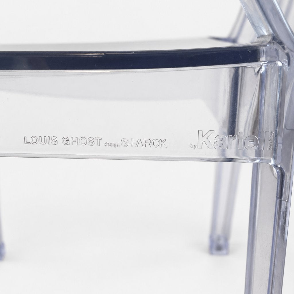 4 originele Kartell Louis Ghost stoelen Philippe Starck, Kunststof, Overige kleuren, Ophalen of Verzenden, Zo goed als nieuw