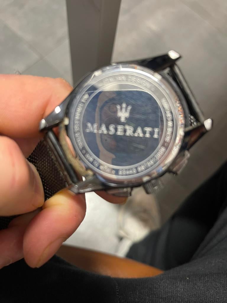 Horloges MASERATI te koop, Handtassen en Accessoires, Horloges | Heren, Ophalen, Zo goed als nieuw, Overige materialen