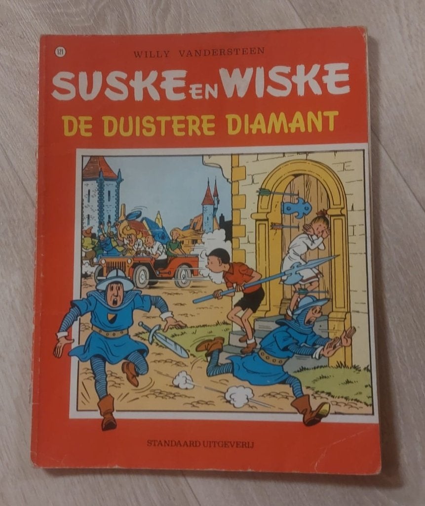 Suske en Wiske - 121 De duistere diamant, Boeken, Eén stripboek, Ophalen of Verzenden, Gelezen, Willy Vandersteen