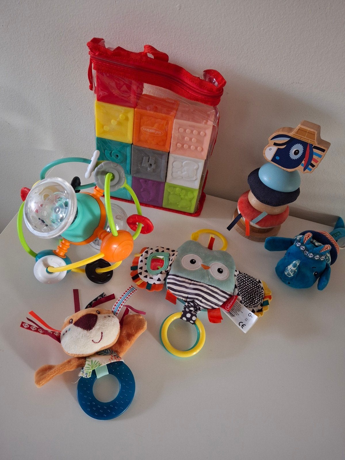 Pakket speelgoed (Lilliputiens, Infantino), Kinderen en Baby's, Speelgoed | Babyspeelgoed, Ophalen
