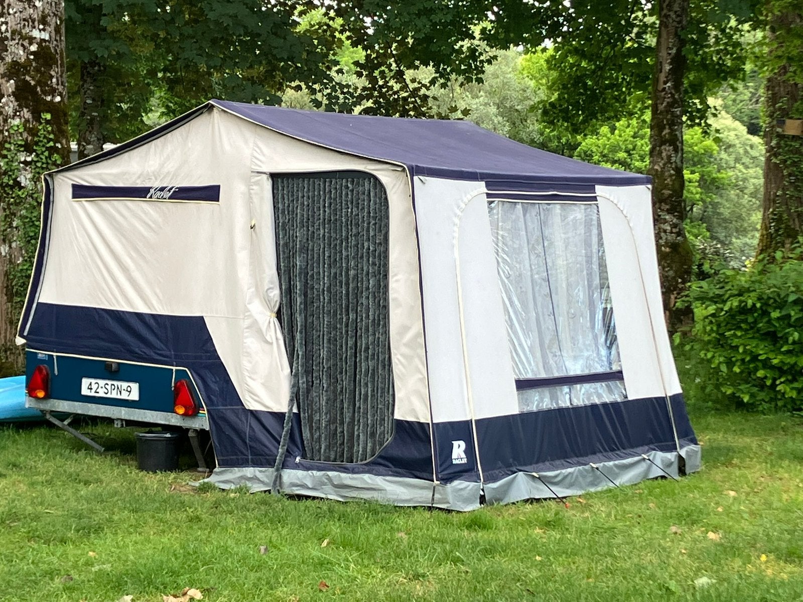 Raclet plooiwagen 1-2-3 systeem izgst, Caravans en Kamperen, Ophalen of Verzenden, Raclet