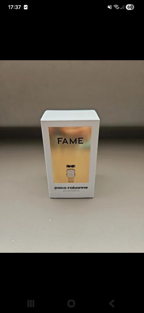 Fame parfum Paco Rabanne, Enlèvement, Comme neuf