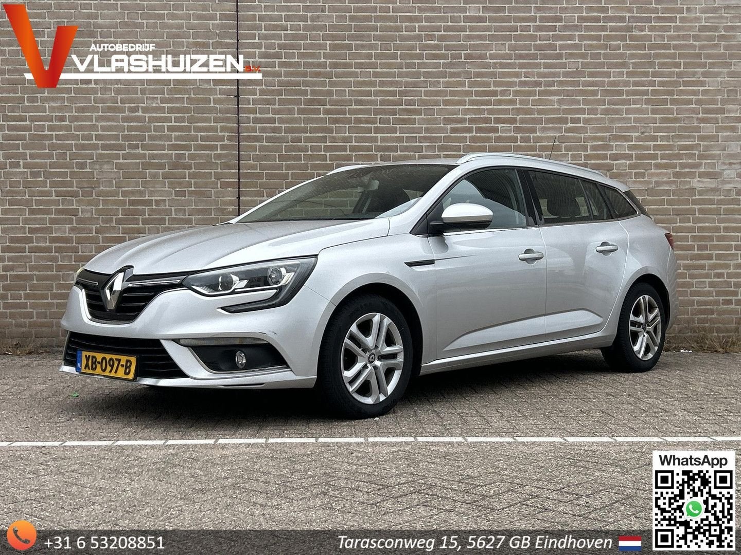Renault Megane Estate 1.5 dCi GT-Line | € 4.500,- NETTO! | c, Electronic Stability Program (ESP), Argent ou Gris, Achat, Entreprise