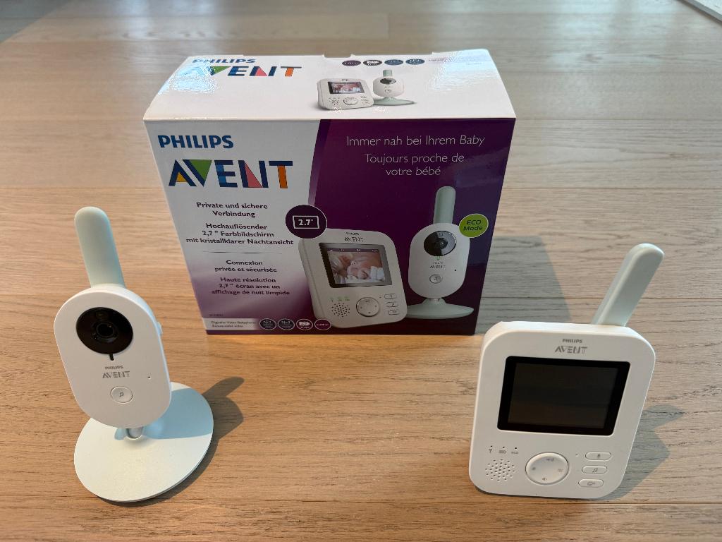 Philips Avent Babyphone, Kinderen en Baby's, Babyfoons, Ophalen, Gebruikt, 250 meter of meer, Camera
