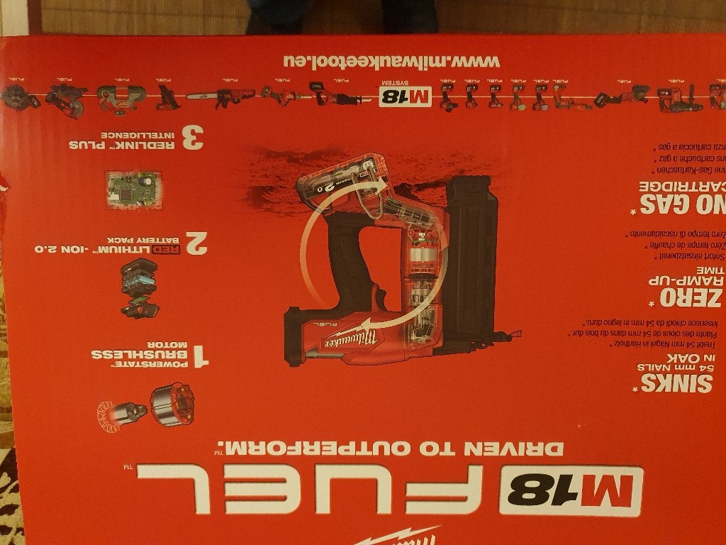 Milwaukee FN18GS  accu nagelschieter splinternieuw, Doe-het-zelf en Bouw, Ophalen, Nieuw