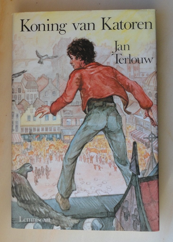 Koning van Katoren - Jan Terlouw, Livres, Livres pour enfants | Jeunesse | 10 à 12 ans, Fiction, Comme neuf, Enlèvement, Jan Terlouw