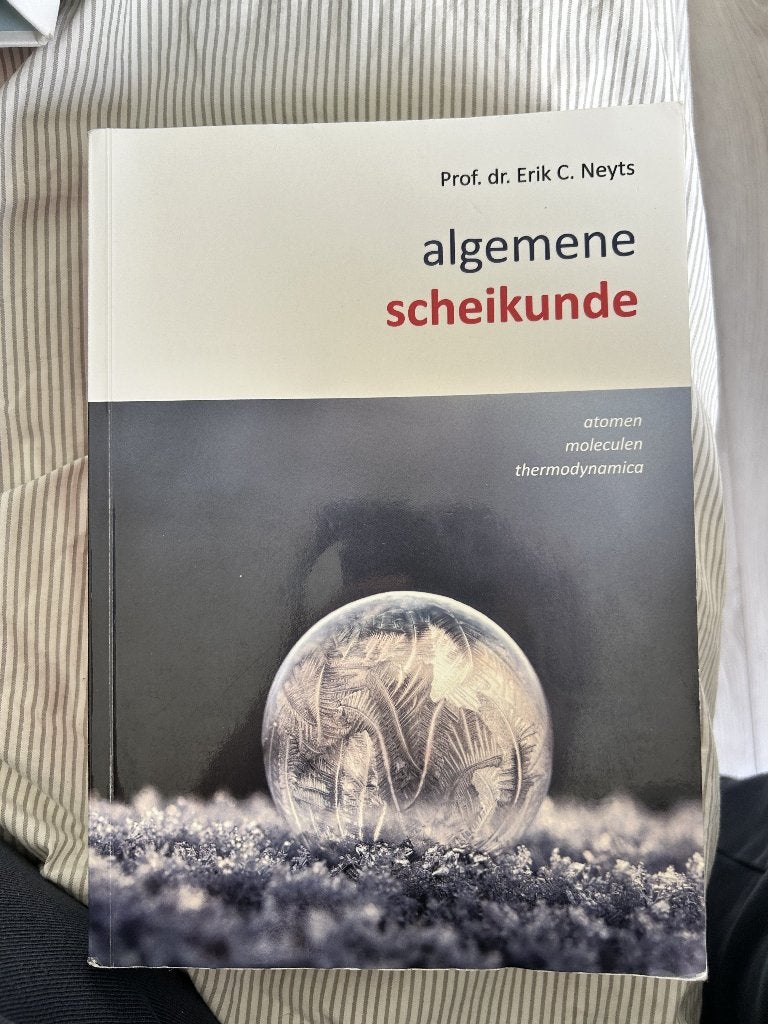 algemene scheikunde Prof. dr. Erik C. Neyts, Ophalen, Zo goed als nieuw, Hoger Onderwijs, Universiteit Antwerpen