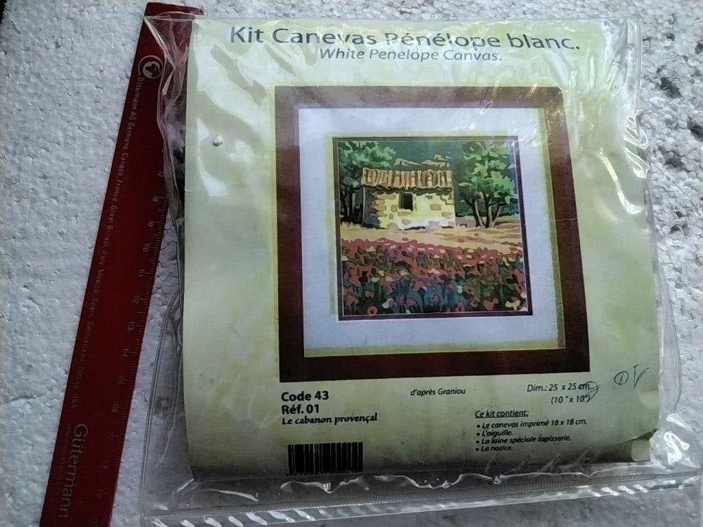 kit canevas cabanon provençal Pénépole 18 x 18 cm, Hobby & Loisirs créatifs, Enlèvement ou Envoi, Neuf