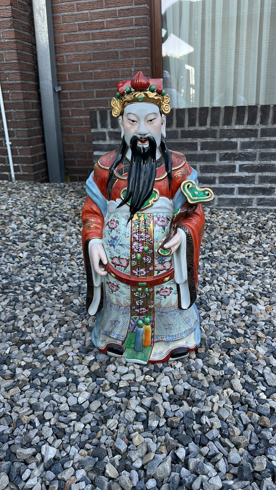 Chinees porseleinen beeld, Ophalen, Zo goed als nieuw