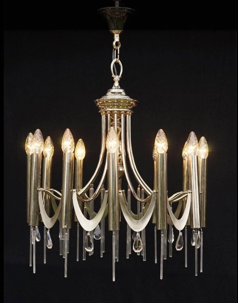 Vintage design Gaetano Sciolari hanglamp, Antiek en Kunst, Ophalen