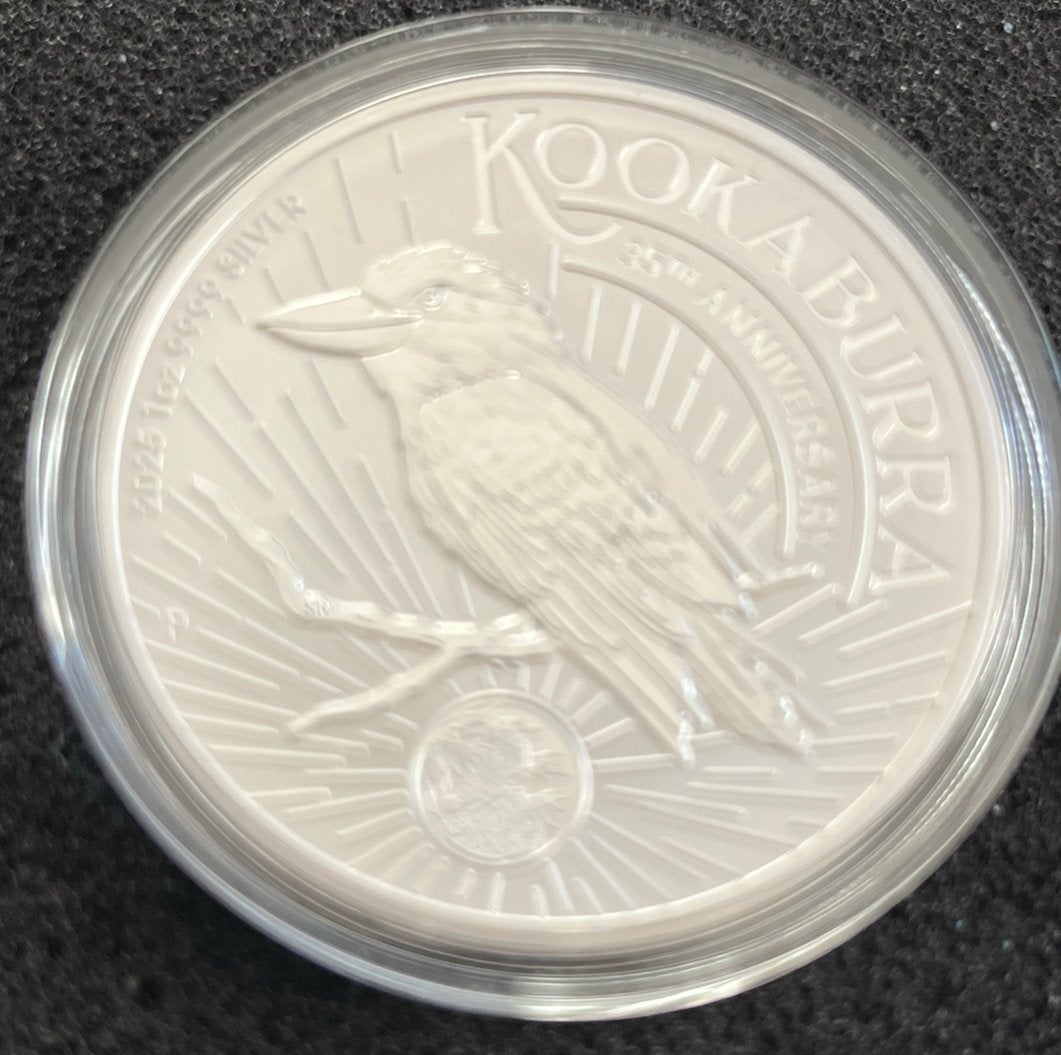 1oz zilveren munt Kookaburra 2025 Nieuw in capsule, Ophalen of Verzenden, Zilver