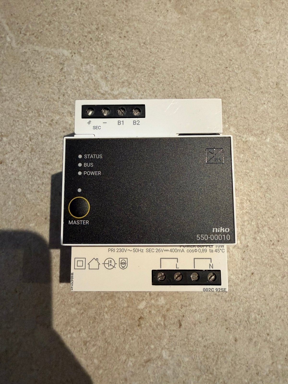 Niko home control voeding 550-00010, Doe-het-zelf en Bouw, Elektriciteit en Kabels, Ophalen of Verzenden, Nieuw