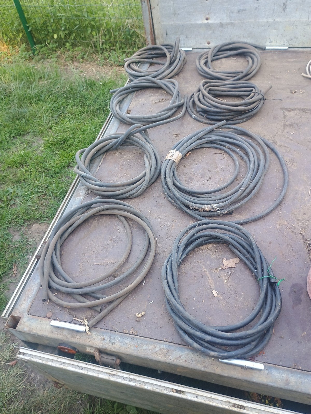 Lot rubber leiding, Ophalen
