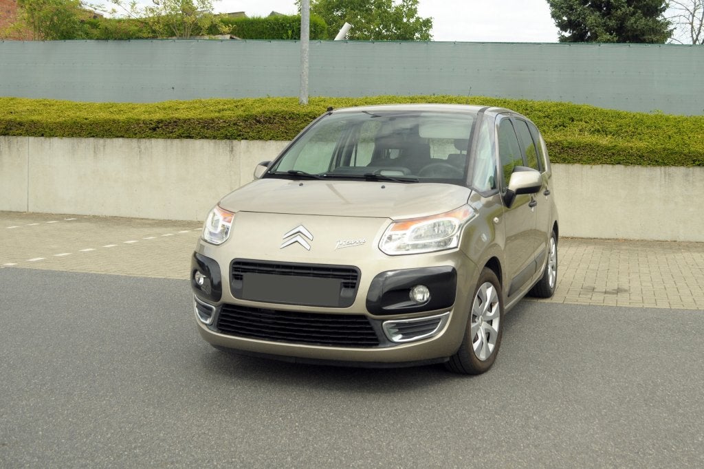 Citroen C3 Picasso benzine airco cruisCtrl gekeurd carpass, Auto's, Citroën, Voorwielaandrijving, 4 cilinders, Beige, Bedrijf