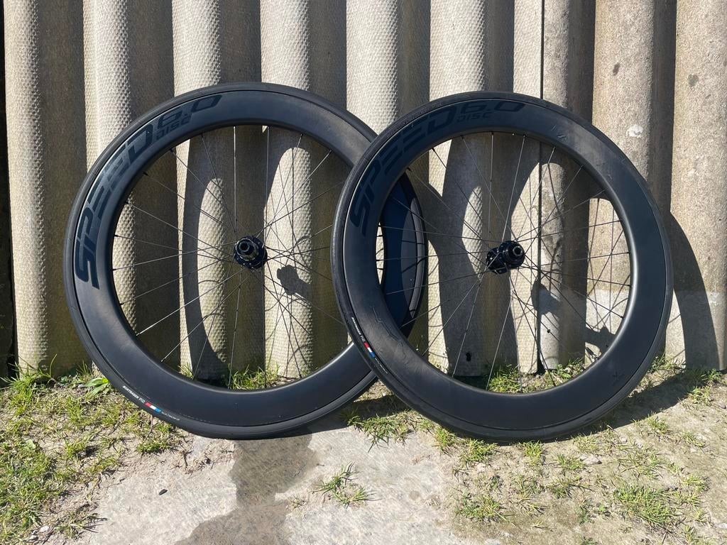 Veltec speed 60 carbon schijfwiel, Fietsen en Brommers, Fietsonderdelen, Ophalen, Zo goed als nieuw, Wiel, Carbon