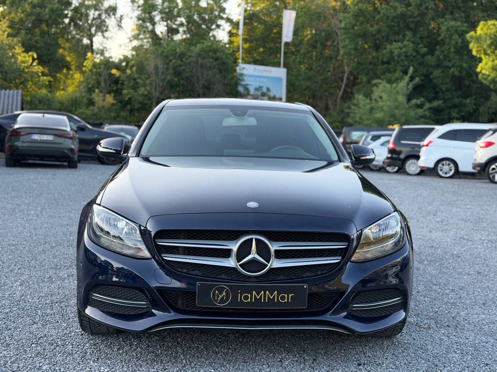 MERCEDES C180, Auto's, https://public.car-pass.be/vhr/0d936f2d-2405-4a55-a334-637dcf7b4140, Blauw, Leder en Stof, 1595 cc