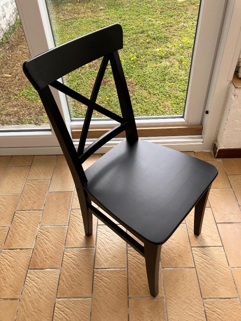 Stoelen, Huis en Inrichting, Ophalen, Drie, Zwart, Zo goed als nieuw