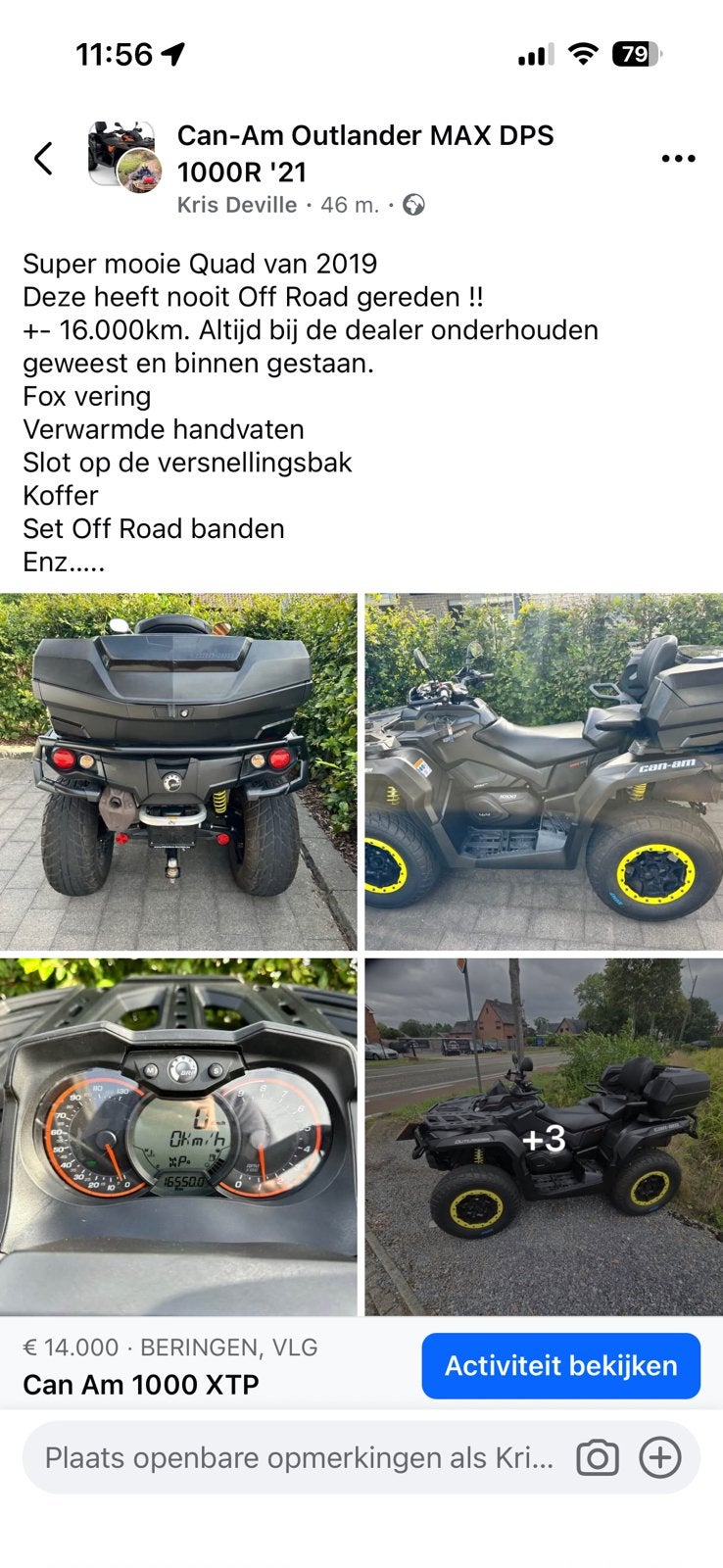 Quad Can Am 1000 XTP, 1000 cm³