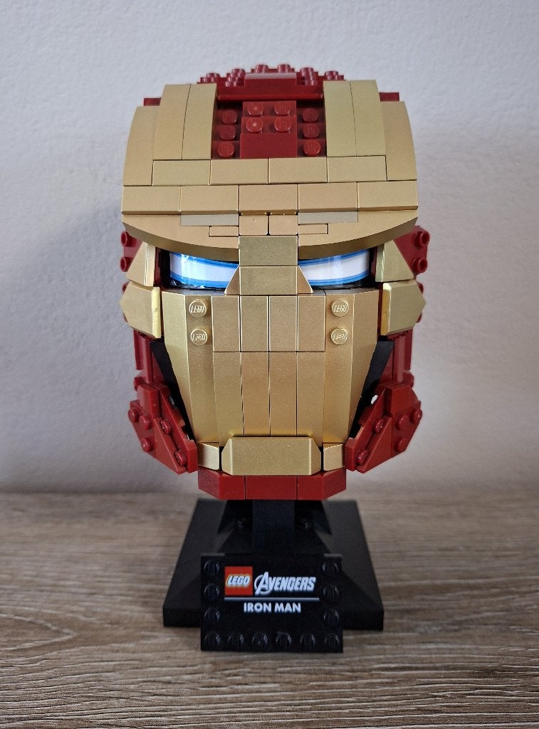 Lego set 76165 Helmets Marvel Iron Man, Gebruikt, Marvel, Lego, Ophalen of Verzenden