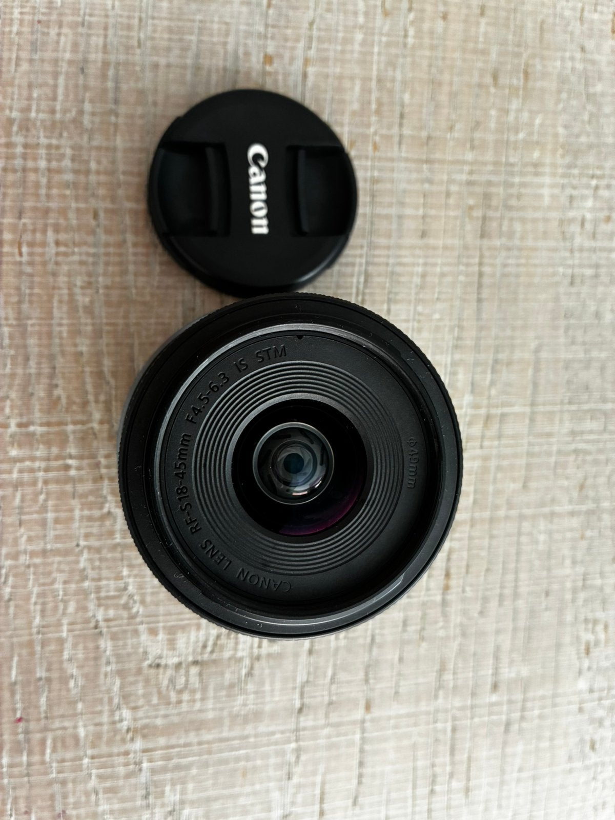 Canon RF 18-45 mm, Ophalen of Verzenden, Zo goed als nieuw, Canon, Canon RF