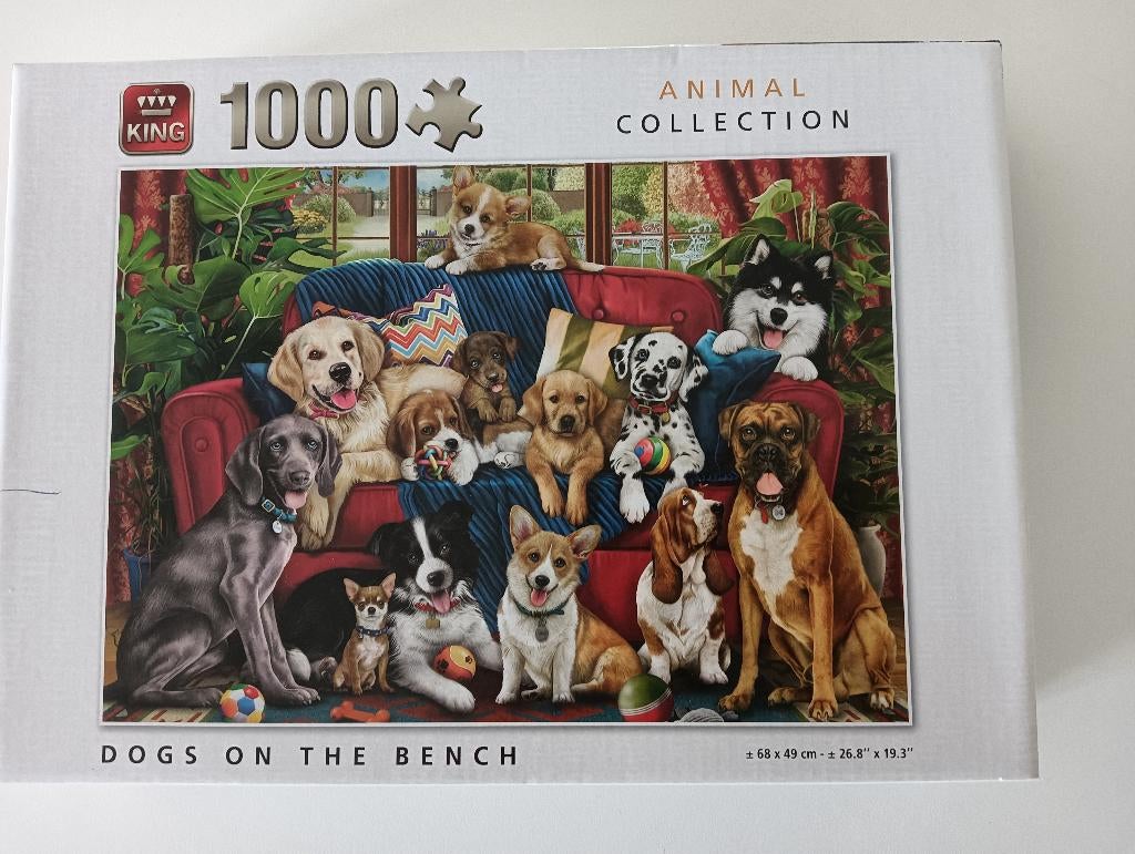 Puzzels King 1000 stuks, Ophalen, 500 t/m 1500 stukjes, Zo goed als nieuw, Legpuzzel
