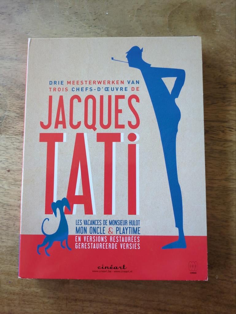 dvd box Jacques Tati, Cd's en Dvd's, Ophalen of Verzenden, Zo goed als nieuw, Boxset
