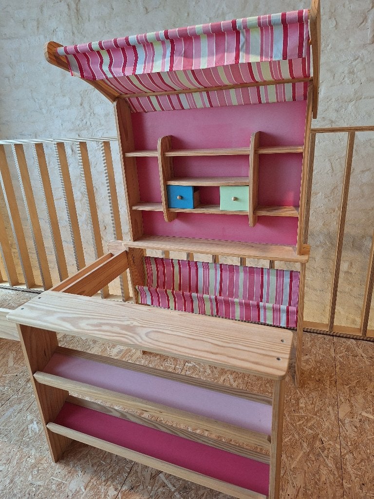 houten winkeltje, Kinderen en Baby's, Ophalen, Gebruikt, Meubelstuk of Keukentje