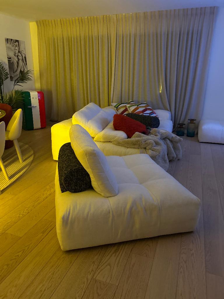 Chauffeuse Saba Italia pixel, Maison & Meubles, Fauteuils, Enlèvement, Comme neuf, Tissus