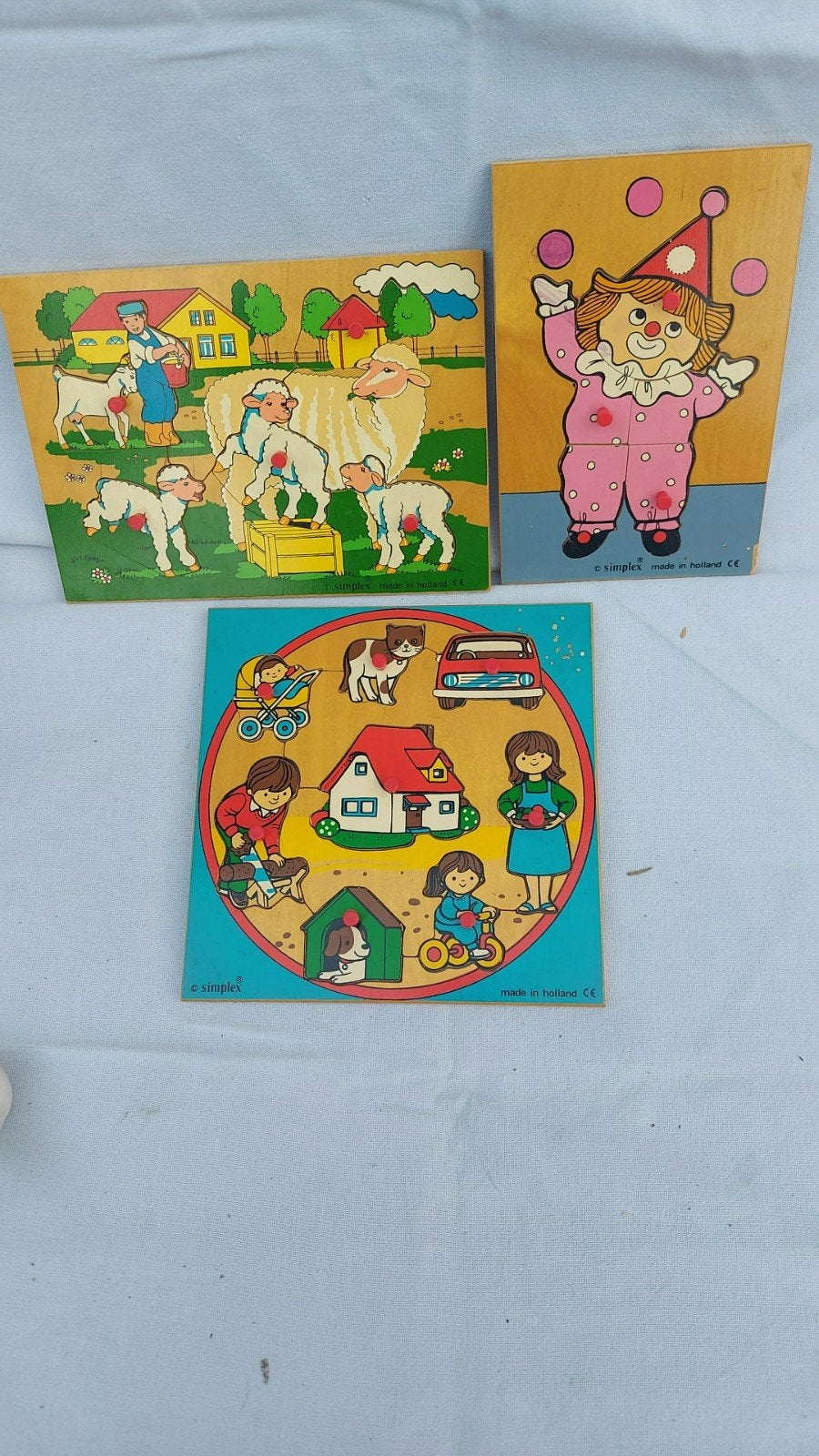 puzzels, Kinderen en Baby's, Ophalen of Verzenden, Minder dan 10 stukjes, 2 tot 4 jaar, Van hout