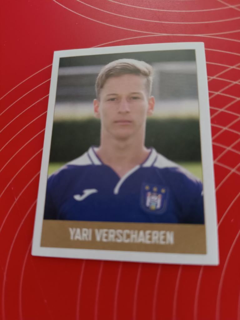Sticker Verschaeren Anderlecht 2019/20 Pro LEAGUE, Ophalen of Verzenden, Sticker