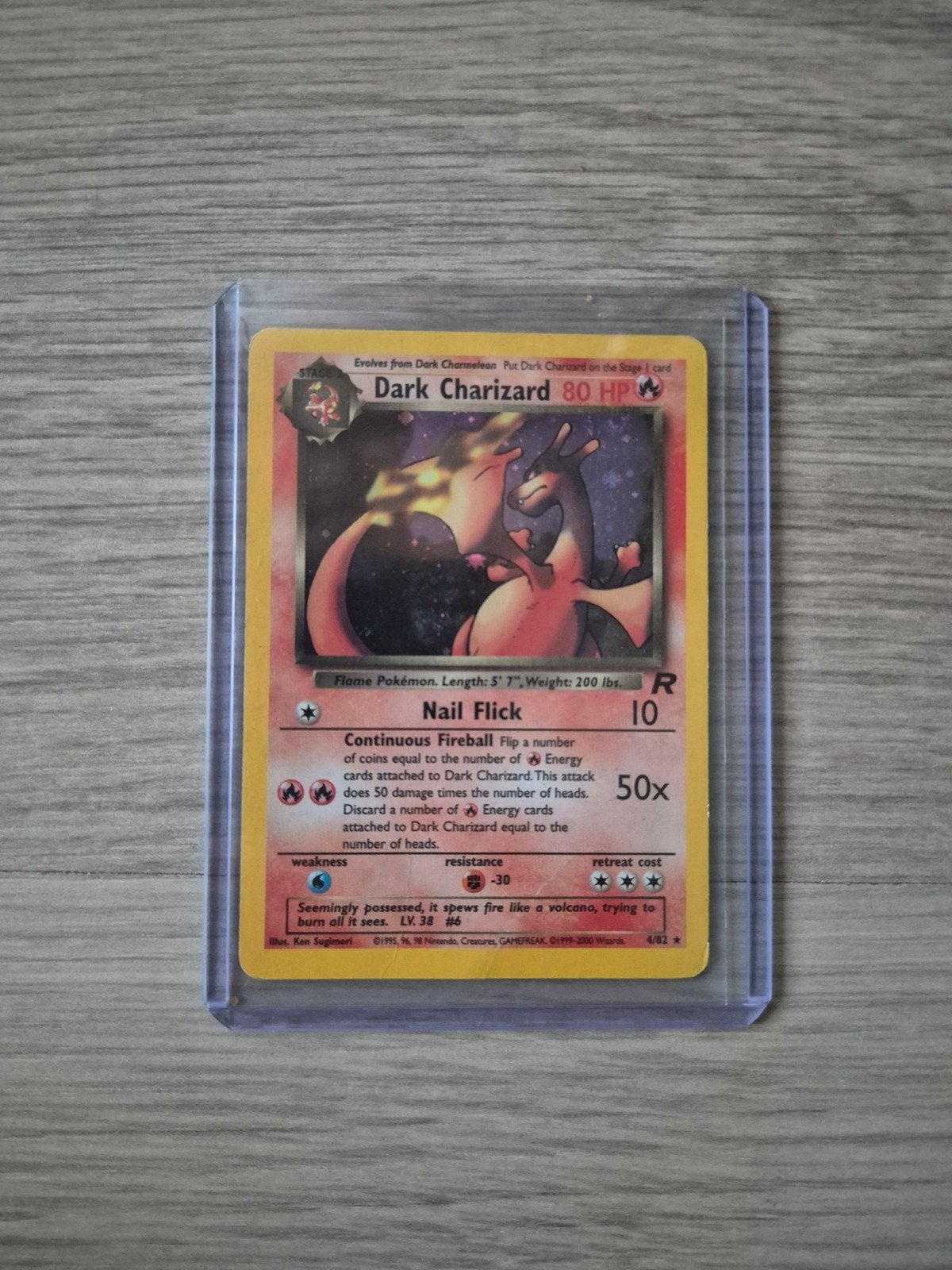 Dark Charizard Holo te koop!, Ophalen of Verzenden