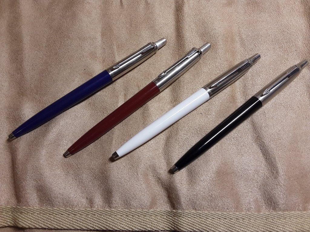 4x Parker Jotter balpen, Verzamelen, Pennenverzamelingen, Ophalen, Nieuw, Balpen, Parker