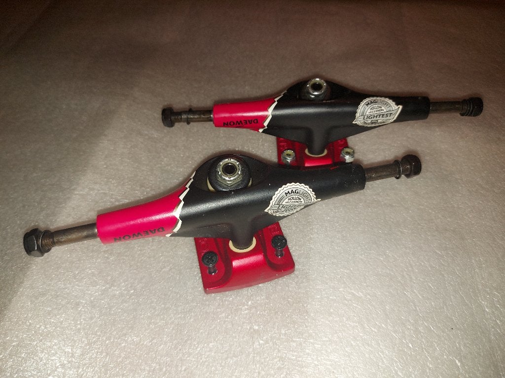 Axe de Skate - Tensor Magnesium Black Red, Enlèvement ou Envoi, Neuf, Skateboard