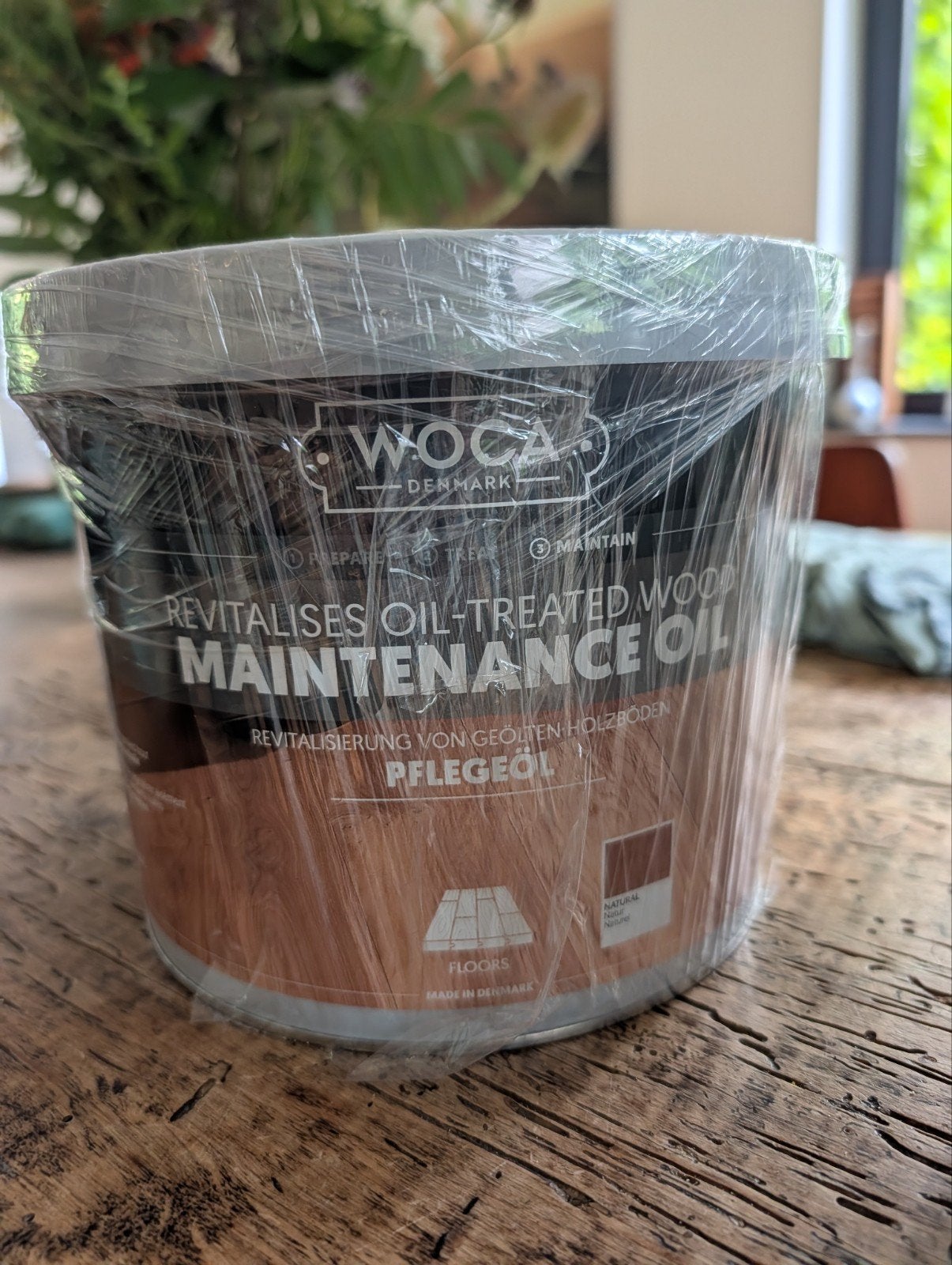 Huile d'entretien pour parquet Woca 3 litres, Enlèvement