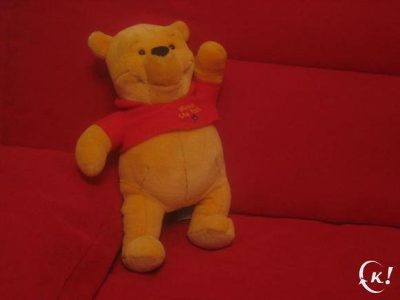 Knuffel " Winnie de Pooh " 30 cm, Ophalen, Zo goed als nieuw