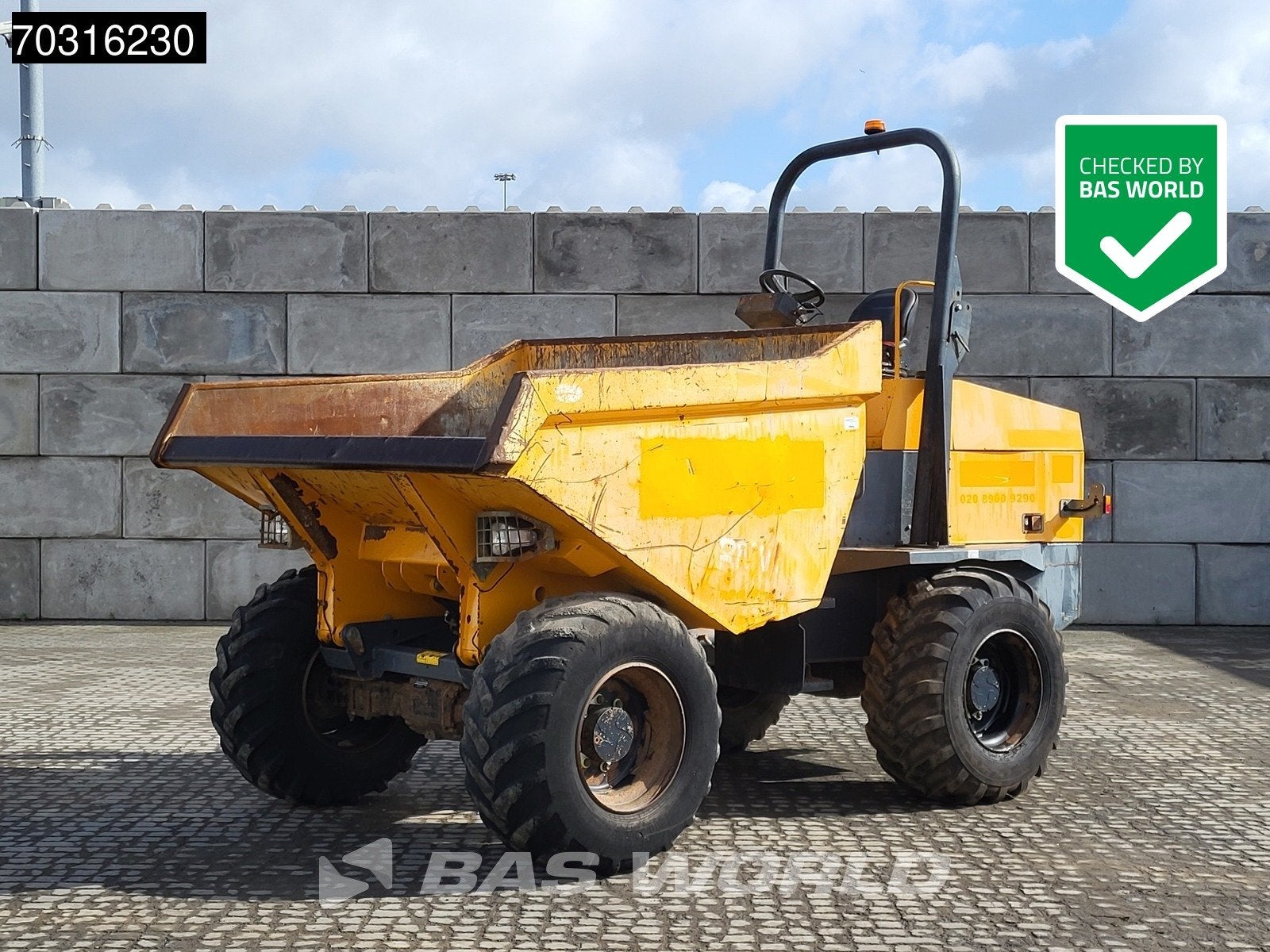 TEREX TA9, Zakelijke goederen