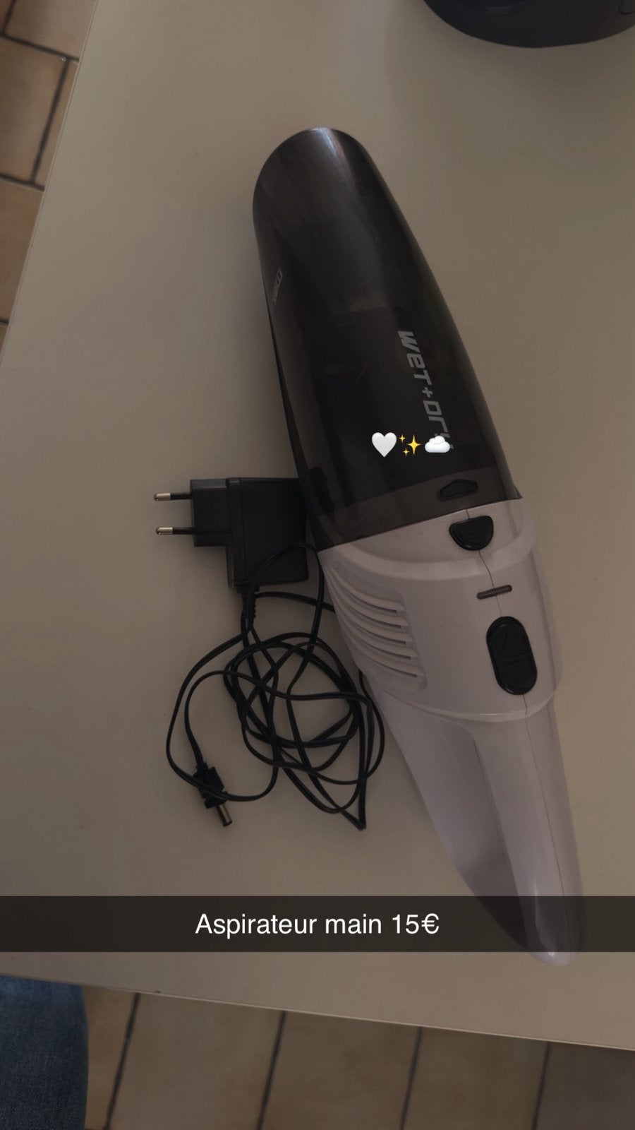 Aspirateur de table, Electroménager, Enlèvement, Utilisé, Aspirateur de table