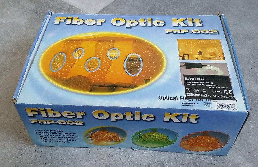 Velleman OFK2 Fiber Optic Kit | Sterrenhemel | Nieuw, Ophalen, Nieuw, Licht, Kleur