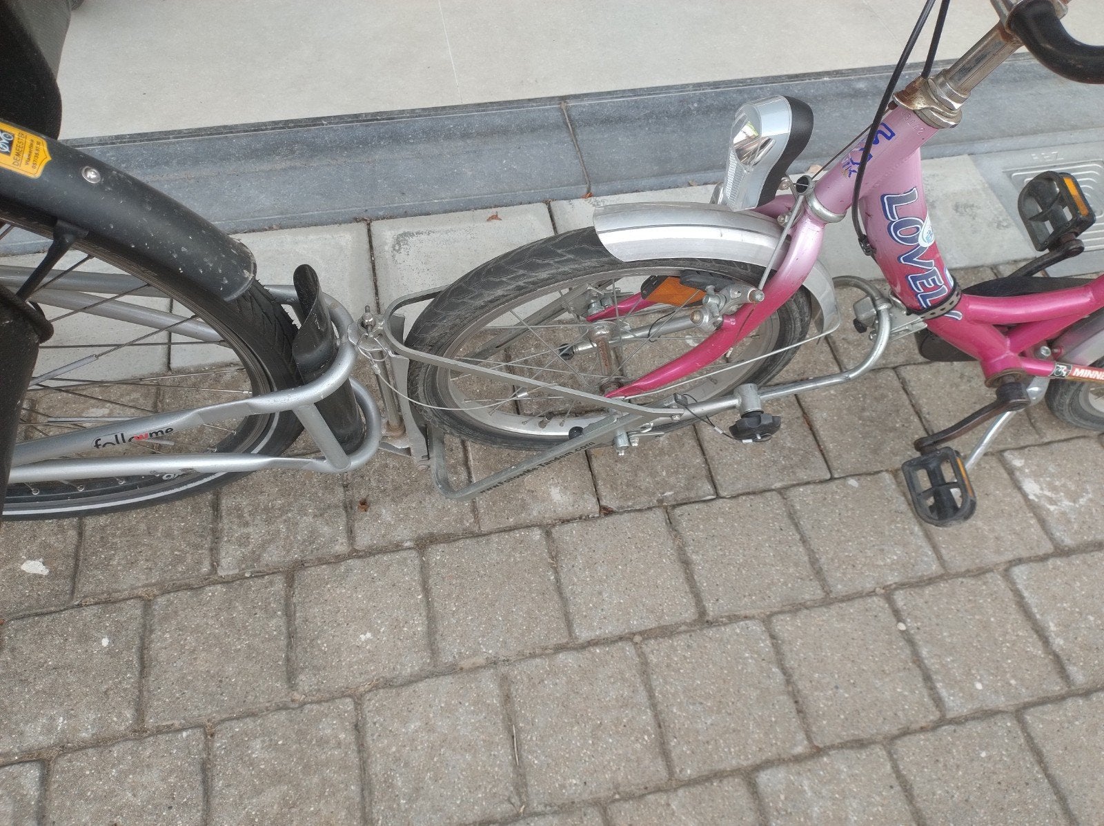 Follow me tandem, Fietsen en Brommers, Ophalen