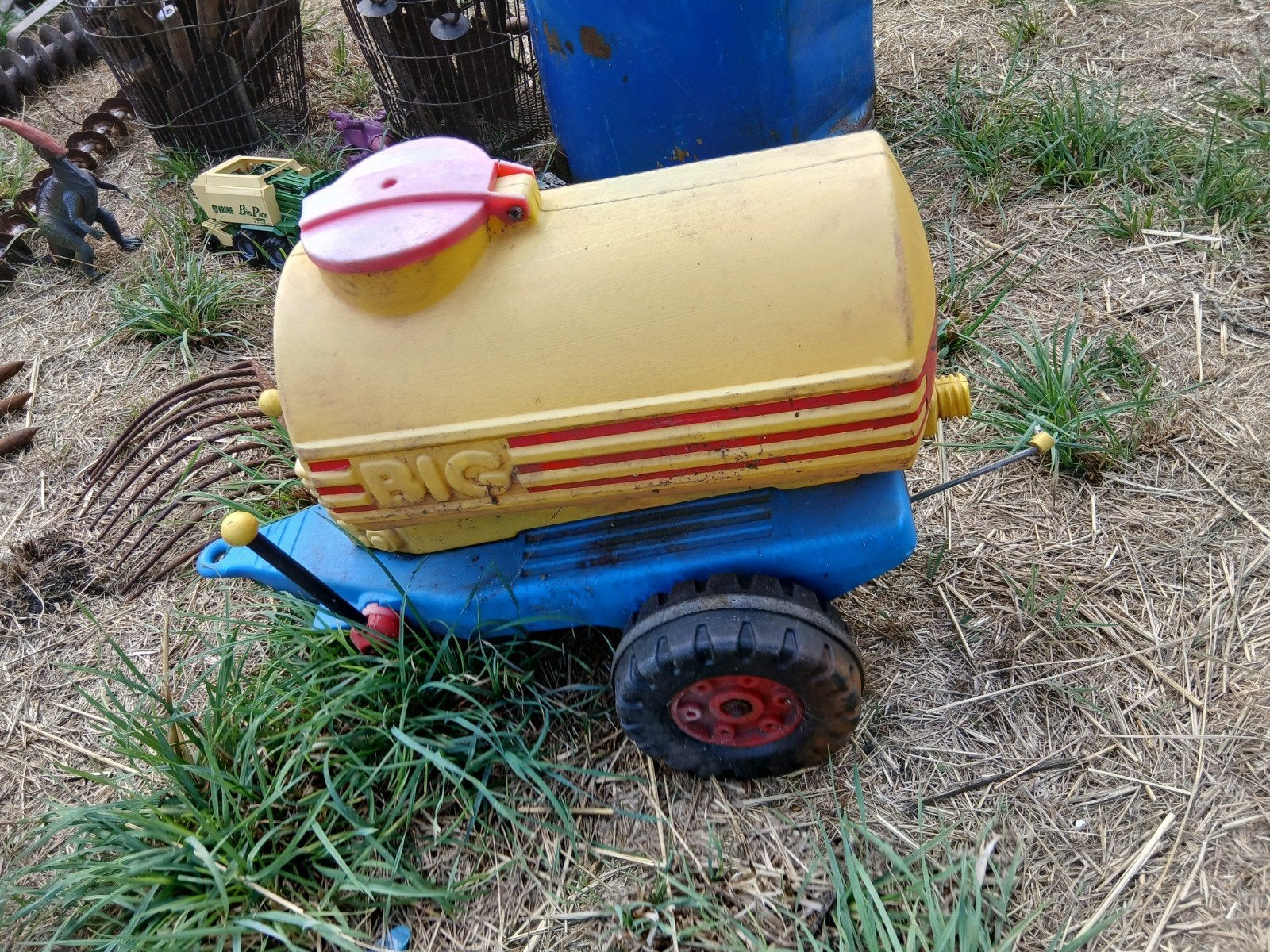 Mestkar remorque voor aan de tractor., Kinderen en Baby's, Speelgoed | Buiten | Actiespeelgoed, Ophalen, Gebruikt