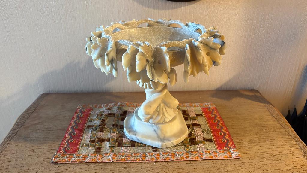 Prachtige antieke fruitschaal (of vide-poche..), Ophalen