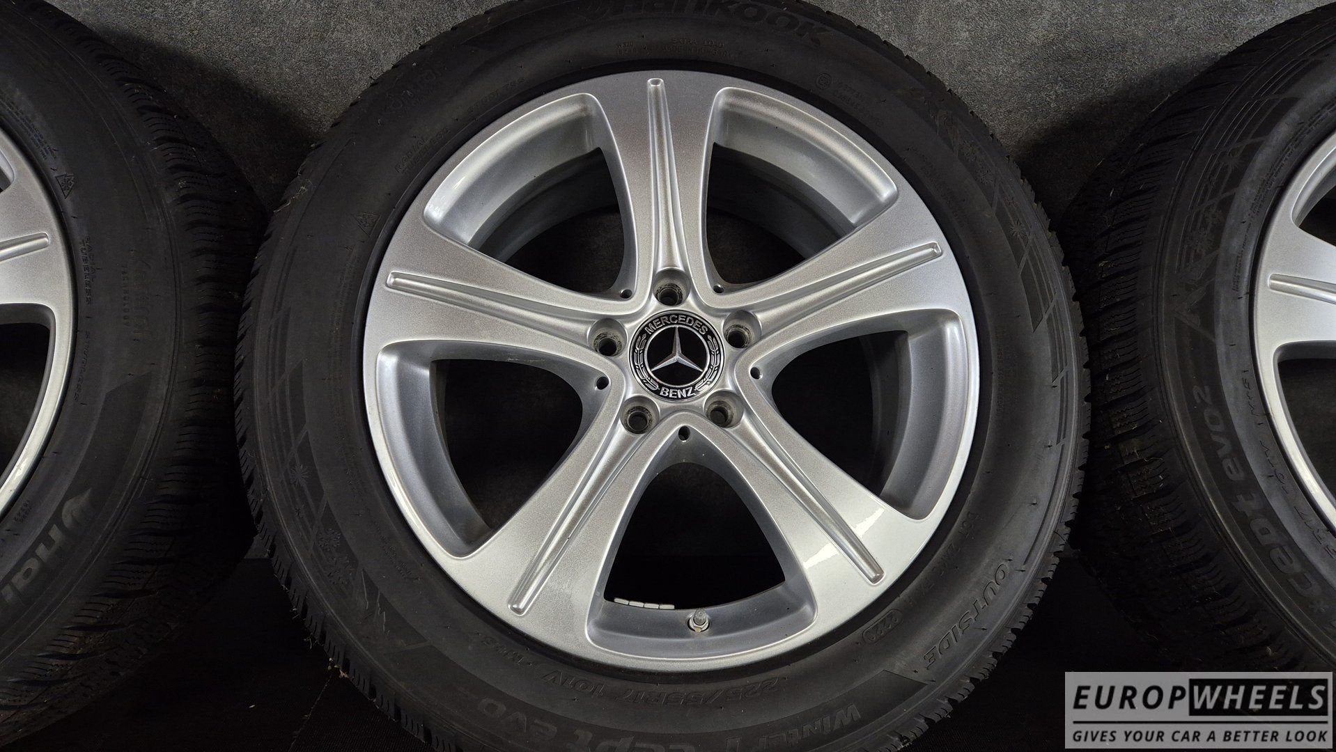 17 inch Origineel Mercedes E klasse W213 W221 Winterbanden, Auto-onderdelen, Gebruikt, -, -, Banden en Velgen
