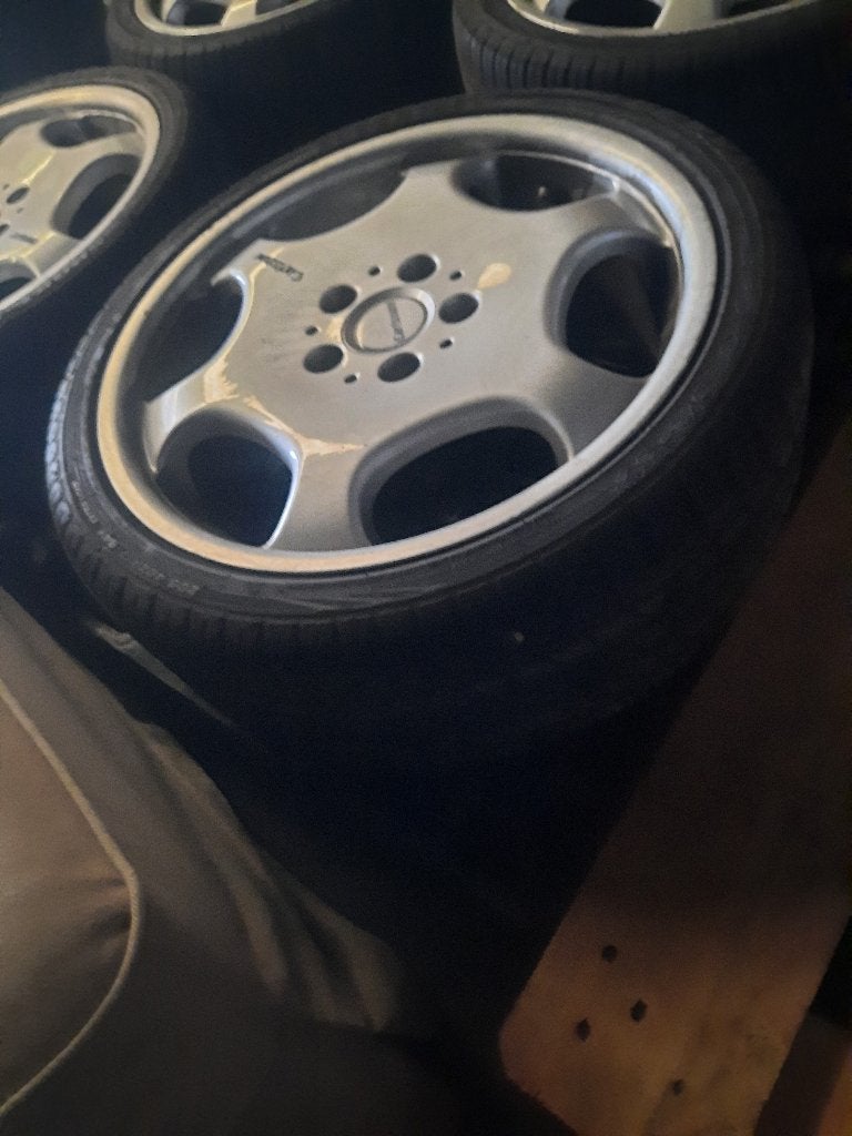 Lot mercedes hobby wielen 5x112, Auto-onderdelen, Banden en Velgen, Ophalen, Band(en)