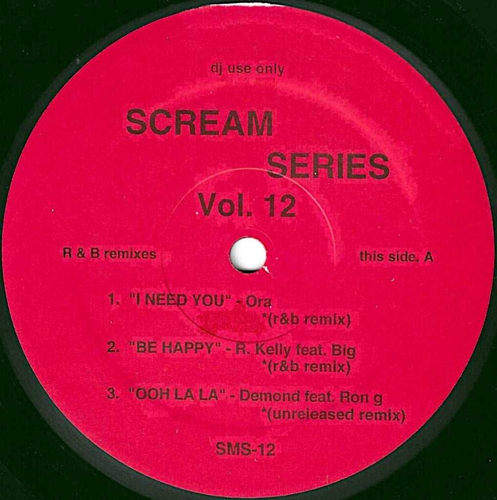 12" Scream Series Vol. 12 - R & B Remixes, Cd's en Dvd's, Vinyl | R&B en Soul, Gebruikt, Ophalen of Verzenden, 12 inch, R&B