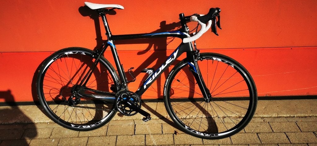 Ridley Carbon Racefiets – Shimano 105 11-speed – Maat 52, Fietsen en Brommers, Gebruikt, Carbon, 49 tot 53 cm, Ophalen