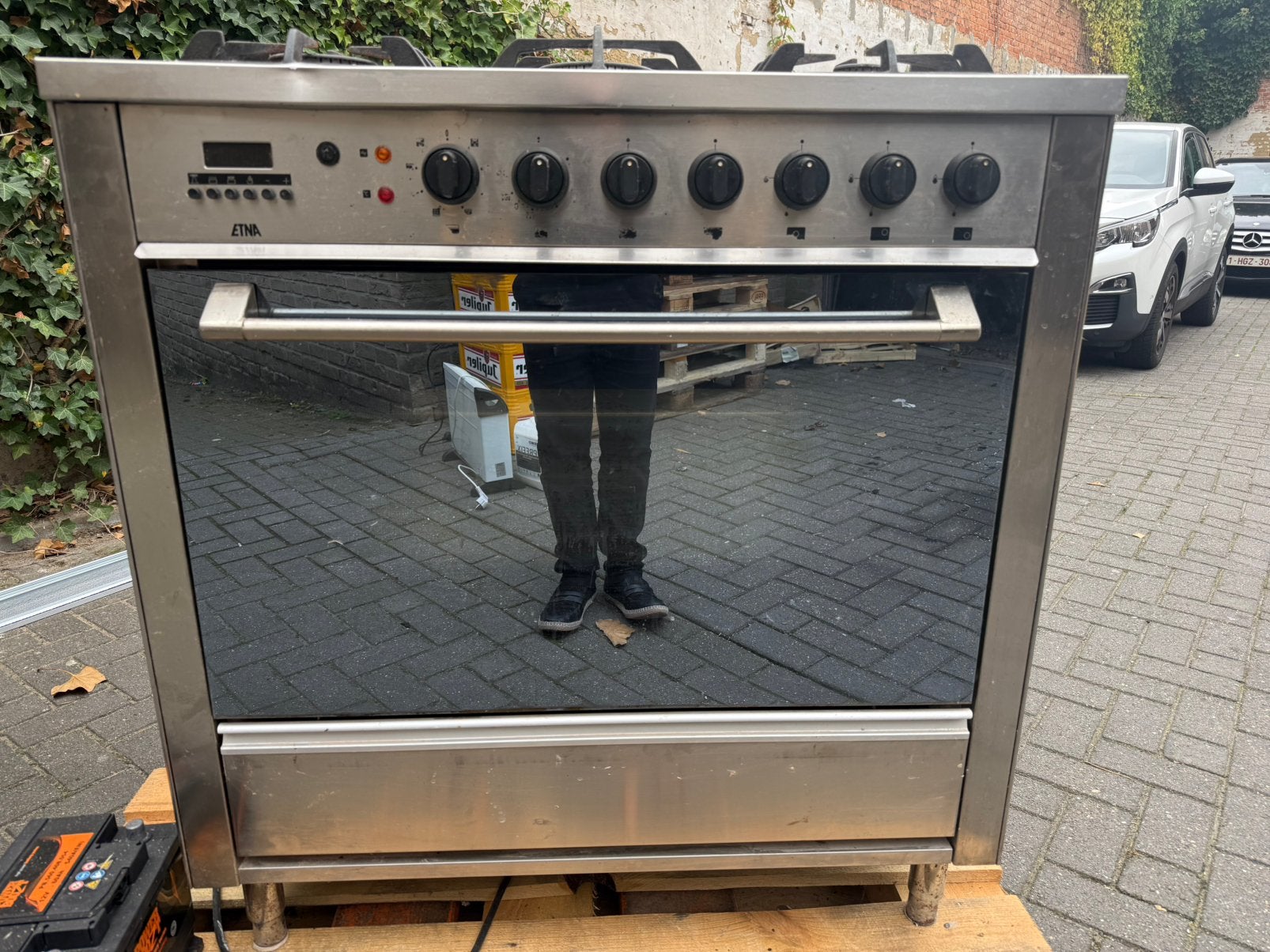 Gas mag weg voor 350€, Elektronische apparatuur, Fornuizen, Ophalen, Zo goed als nieuw, Gas